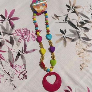Multicolored necklace set for kids