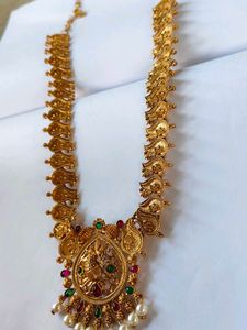 Stunning Gold Toned Peacock Necklace