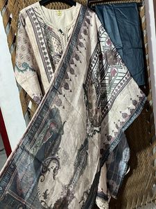 Elegant Printed Kurta Set with Dupatta