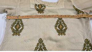 Embroidered Kurta creamy