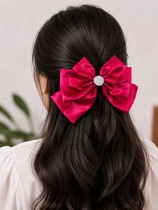 Stunning Satin Bow Hair Clip
