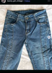 y2k Vintage Style Flared Jeans