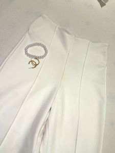White Flared Pants