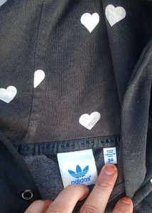 Adidas Black Zip-Up Hoodie