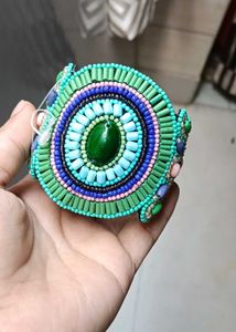 Boho Beaded Cuff Bracelet