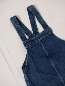 Y2k Denim Dungree Dress