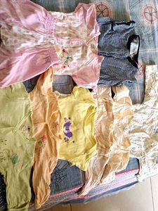 8 set Baby Girl Clothes Bundle