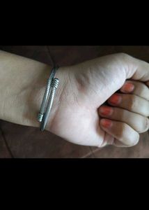 Charm Bangle Watch with Green Beads