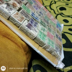 Collection of 5000 Vintage Indian Stamps