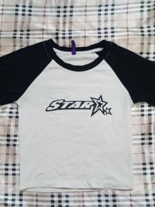 Retro "Star" Graphic Baseball Tee