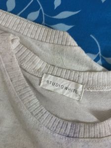 Comfortable Light Grey Tunic Top
