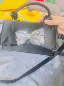 Cute Crossbody Bag with Bow Detail