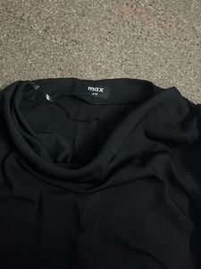 Sleek Black Sleeveless Maxi Dress