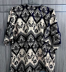 Printed Ikat Shrug for Women