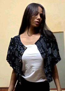 Stylish Bandhani Print Crop Top