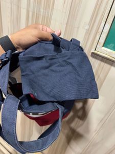 FILA Colorblock Premium Canvas Tote Bag