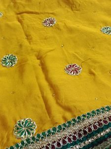 Very Beautiful Heavy Work Saare With Blouse