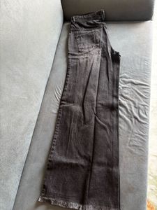 HAYD Front Pocket Wide Jeans