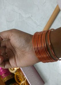 Set of Orange Bangles