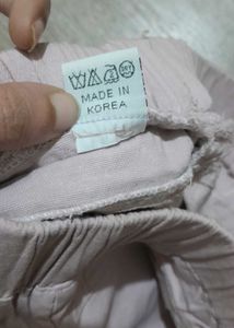 Printed Cotton Kurta with korean pant combo