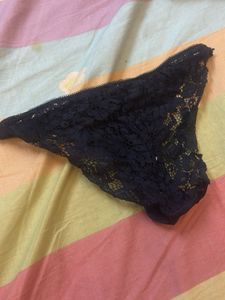 Red Lace Trim Panties