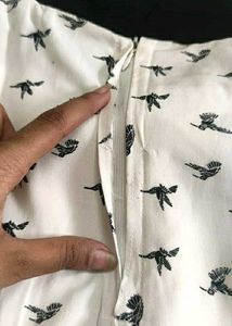 Chic Bird Print Kurti