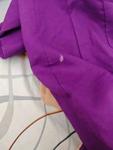 Embroidered Purple Kurta Set