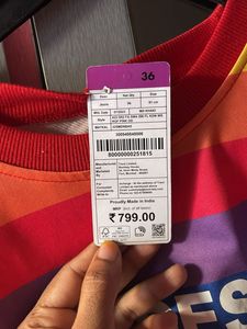 Rainbow Stripe Graphic T-Shirt and jeans