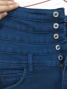 New 5 Button High Waist Jeans