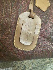 Vintage Etro Paisley Boston Bag