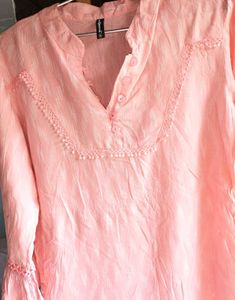 🌸 Elegant Pink Kurti 🌸