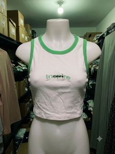 💚🤍Inspire Crop Tank Top