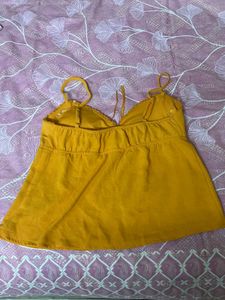 No Boundaries Orange Cami Top