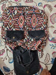 Boho Tribal Print Backpack