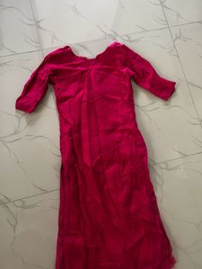 Vibrant Pink Silk Blouse