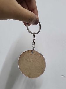 Handmade Pink Mandala Keychain