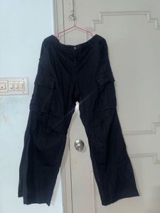 H&amp;M Black Cargo Pants