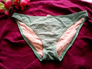 133.Mint Green Cotton Briefs
