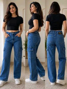 Blue Cargo Jeans