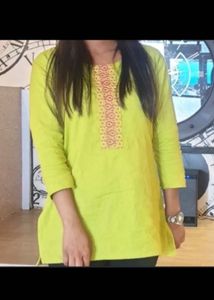 Kurti Green Colour
