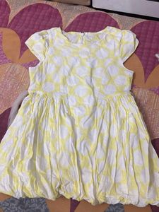 Cute Yellow Polka Dot Dress