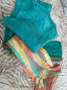 Loose Plazo Suit With Duptta