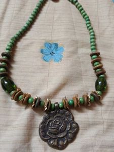 Bohemian Blue Beaded Necklace