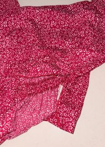 Stylish Pink Floral Crop Top