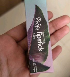 Ruby's Organics semi-matte lipstick