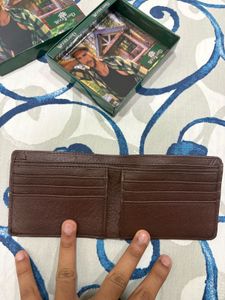 Woodland Men's Brown Leather Wallet