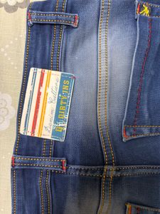Men’s Vintage Stylish Blue Wash Denim Jeans