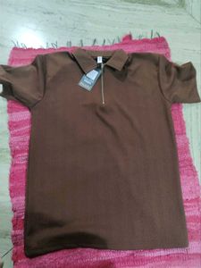 SELF DESIGN POLO T SHIRT FOR MEN AND