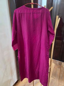 🎉Today only🎉Elegant Embroidered Magenta Kurta