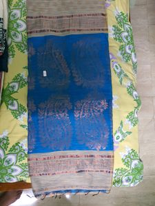 blue colour saree